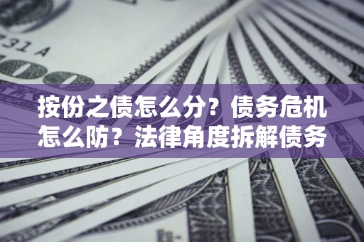 北京按份之债怎么分？债务危机怎么防？法律角度拆解债务分配与风险自保指南