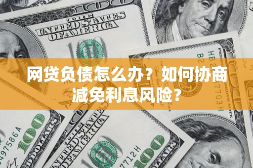 北京网贷负债怎么办？如何协商减免利息风险？