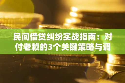 北京民间借贷纠纷实战指南：对付老赖的3个关键策略与调解盲区解析
