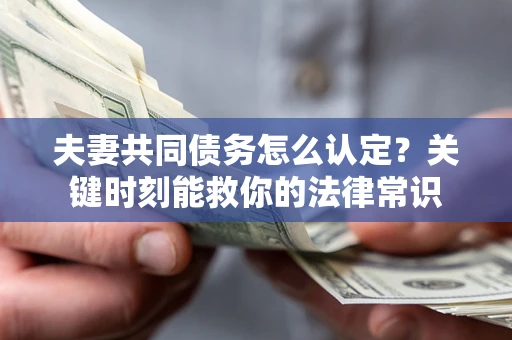 北京夫妻共同债务怎么认定？关键时刻能救你的法律常识